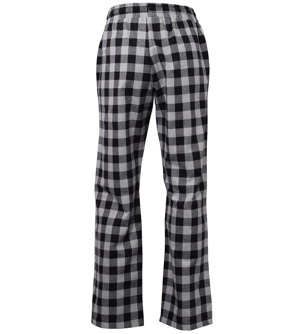 Hound Night Trousers - Blanket Square Checks - Black