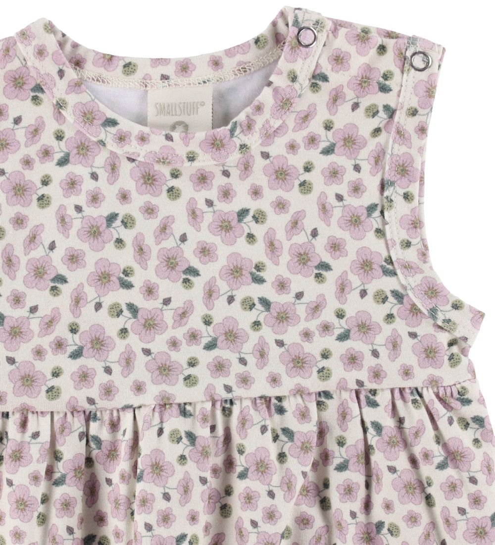 Smallstuff Summer Romper - Flowers - Soft Rose