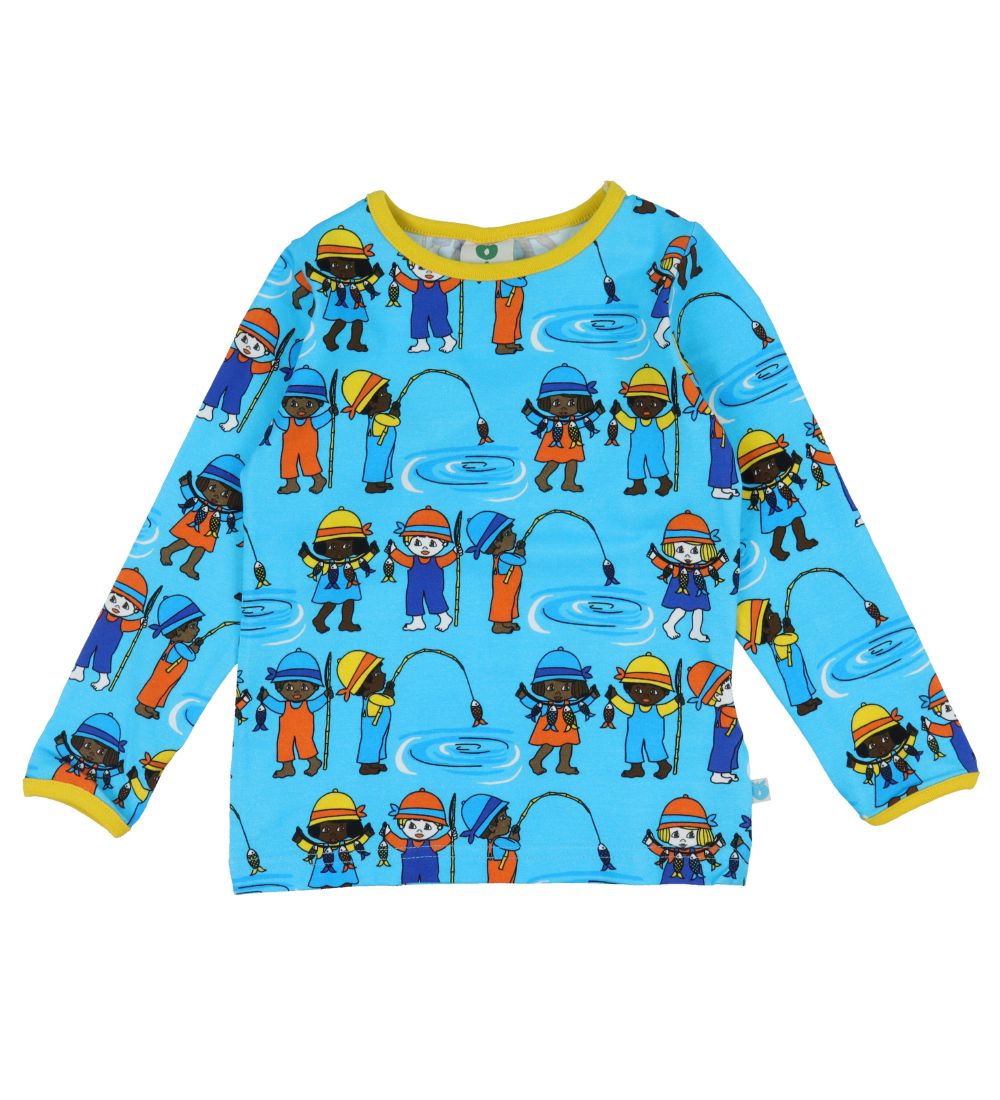 Småfolk Blouse - Blue Atoll