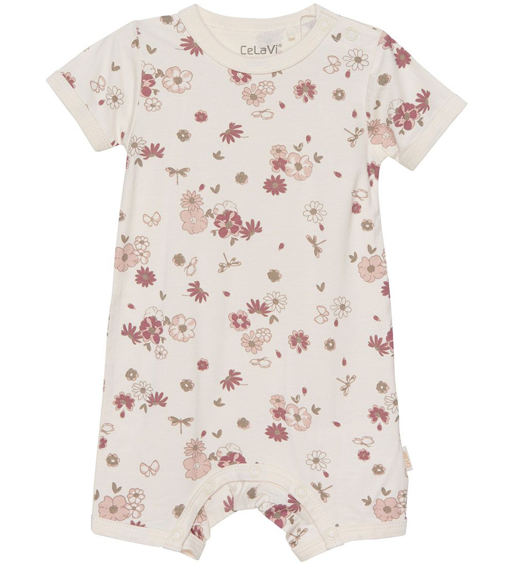 CeLaVi Summer Romper - Rose Cloud