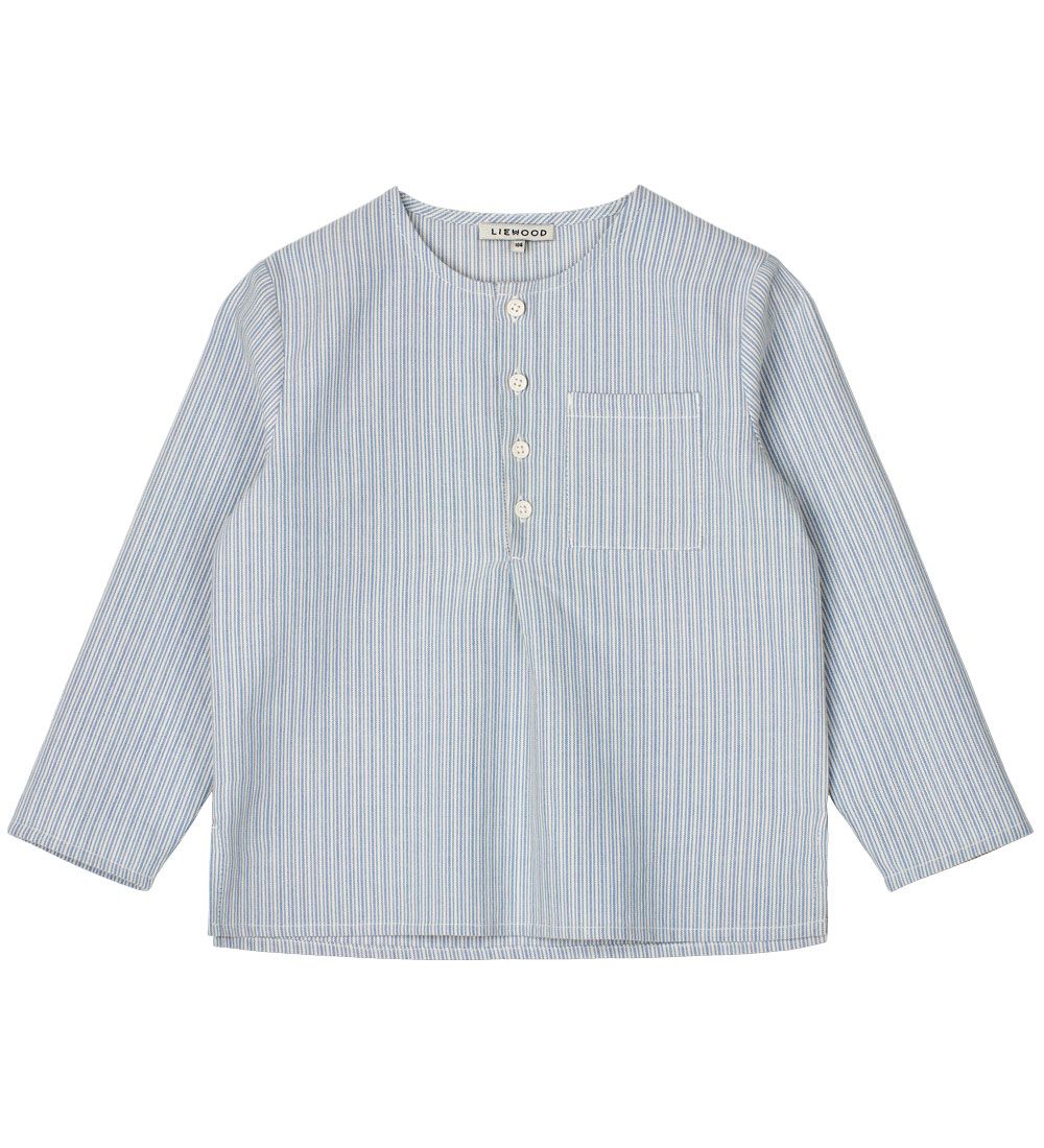 Liewood Shirt - Houston - Stripe Riverside/Creme De La Creme