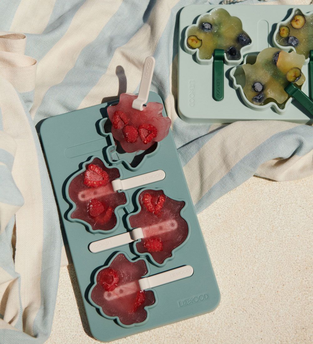 Liewood Ice cream molds - Manfred - 2-Pack - Dino/Peppermint Mul