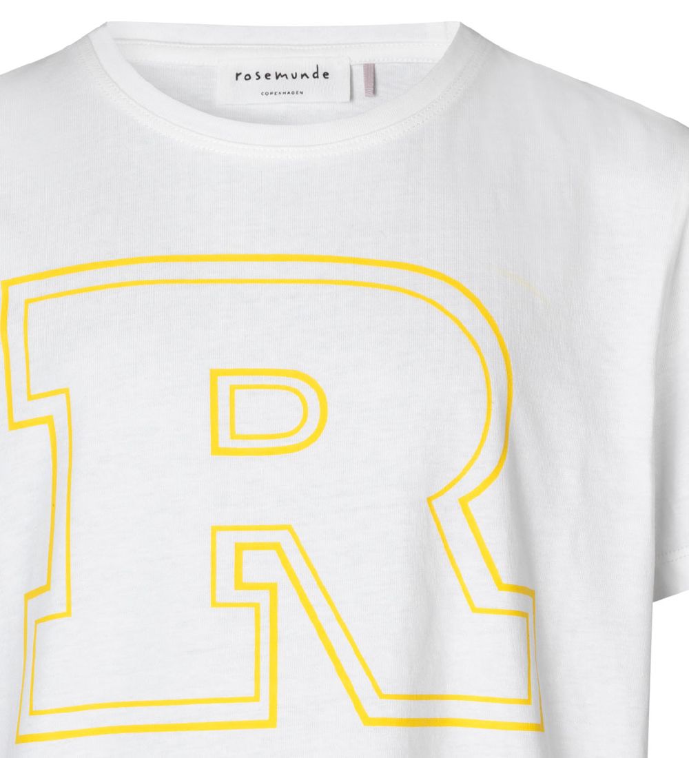 Rosemunde T-shirt - Yellow R Print