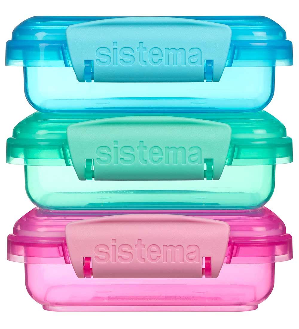 Sistema Lunchboxes - Lunch Packs - 3-Pack - 200 mL - Multi