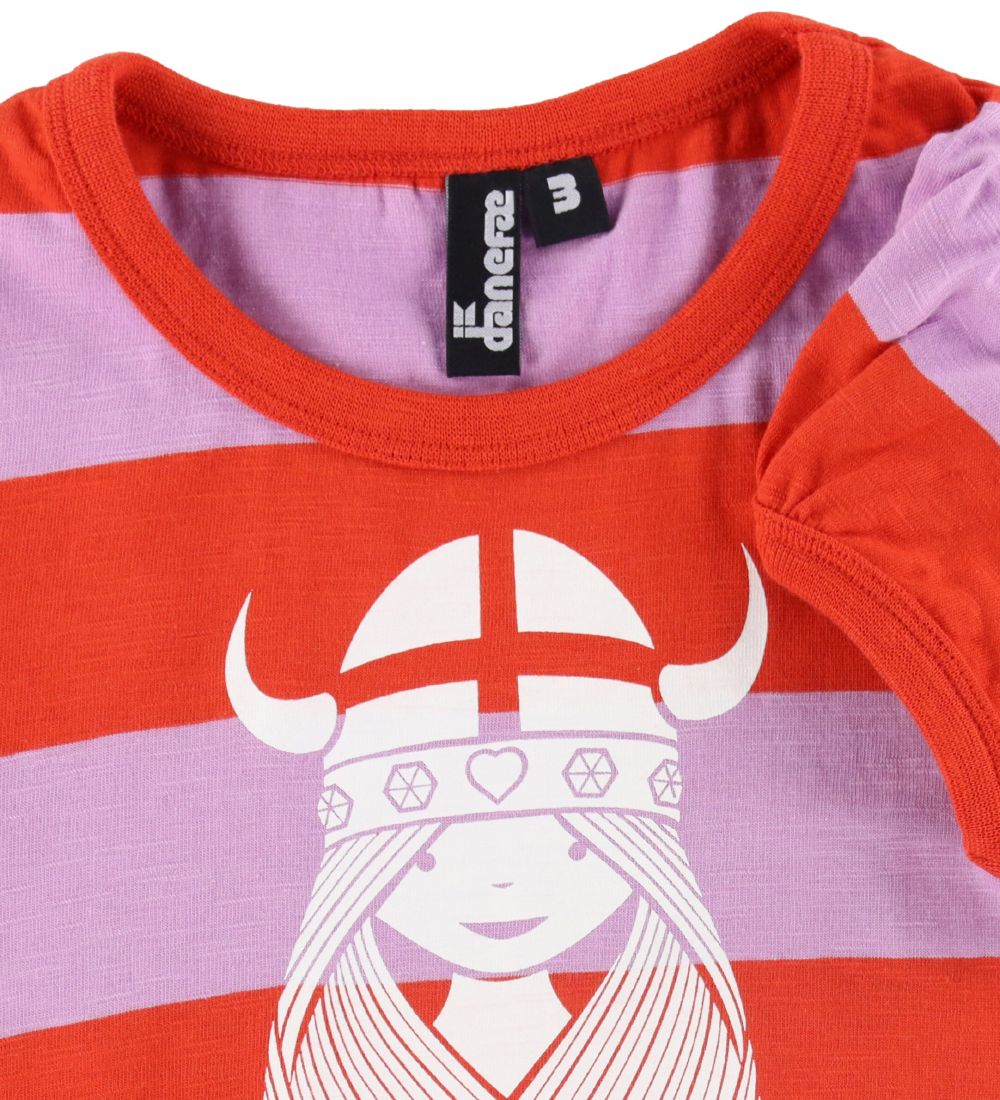Danefæ Dress - Danevesterbro - Bright Red/Soft Viola