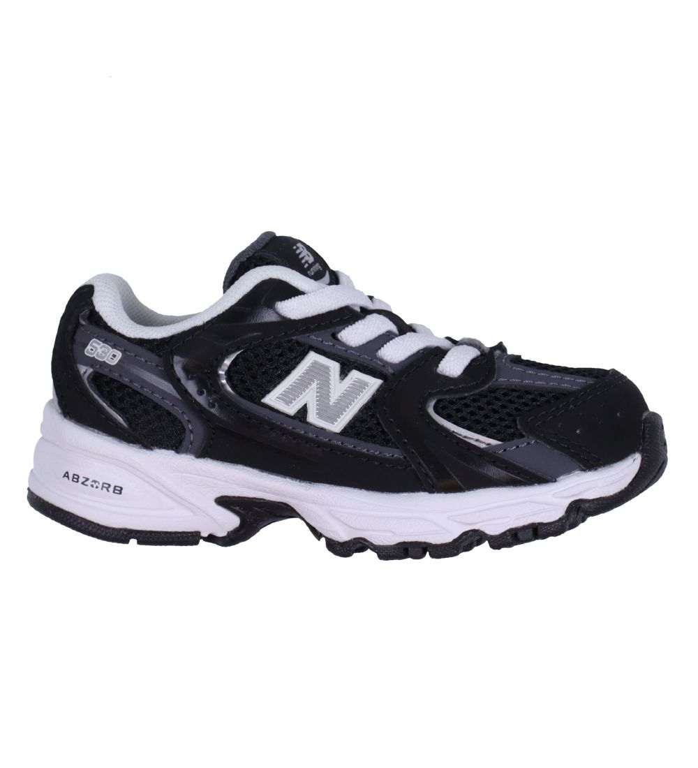 New Balance Lenkkarit - 530 - Black/Hopea Metallinen