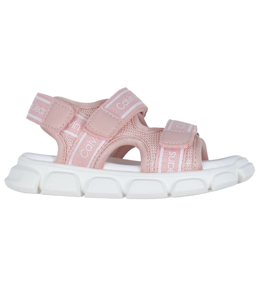 Calvin Klein Sandals - Velcro - Pink