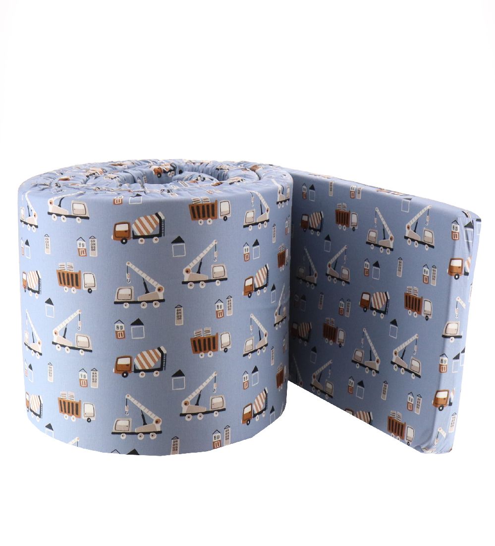 Nrgaard Madsens Bed Bumper - Blue w. Cement Mixer