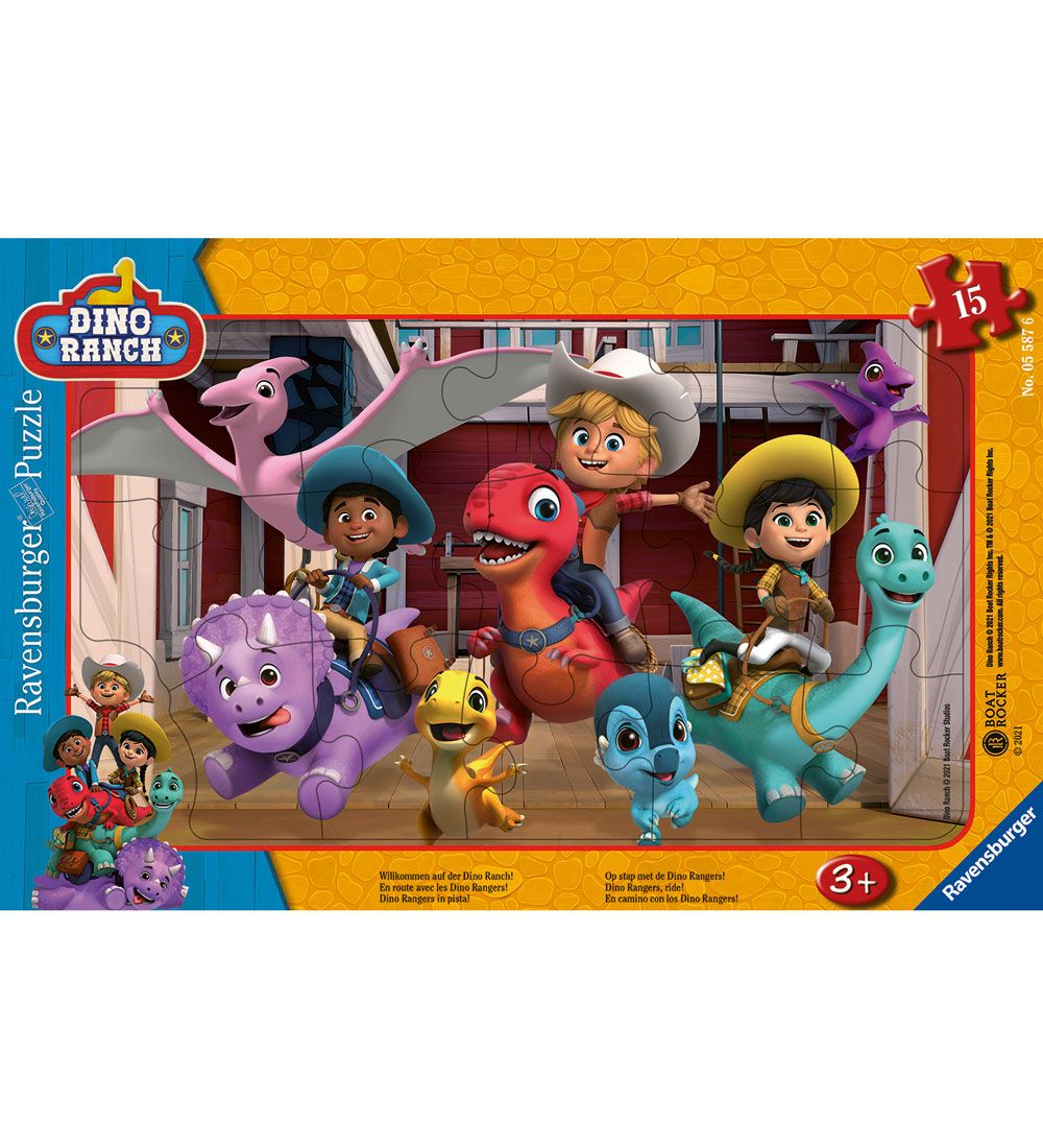Ravensburger Puzzle Game - 15 Bricks - Dino Ranch