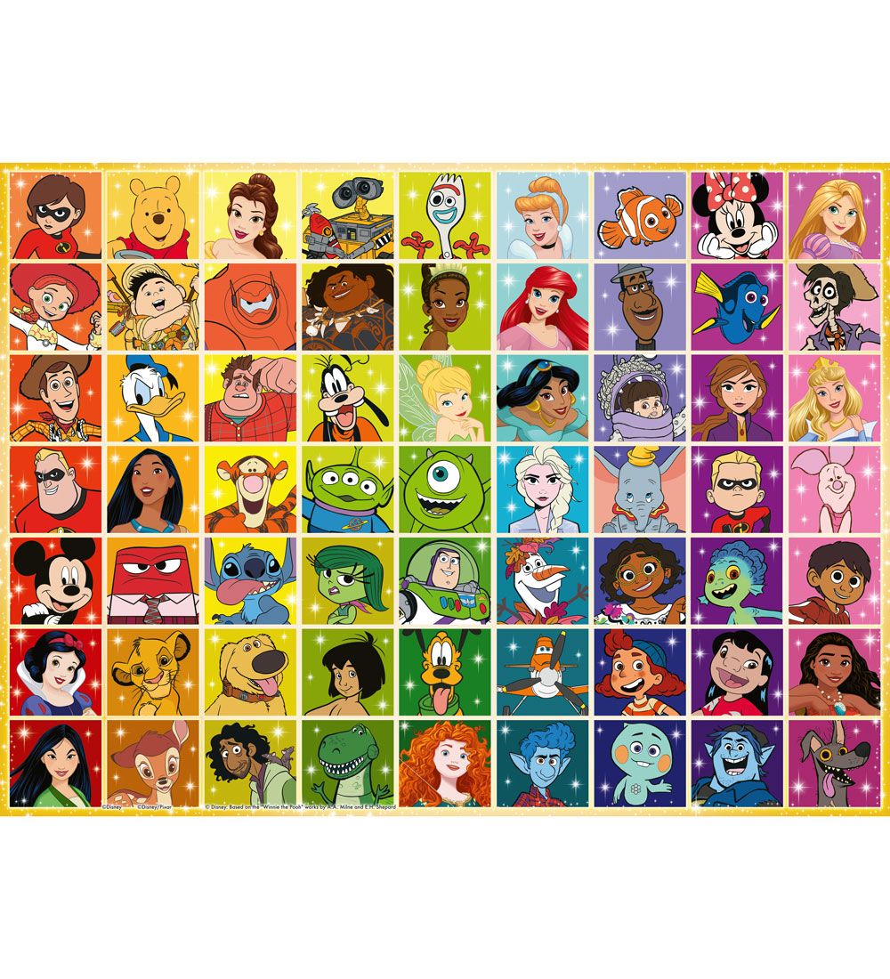 Ravensburger Puzzle Game - 100 Bricks - Disney Multi Character