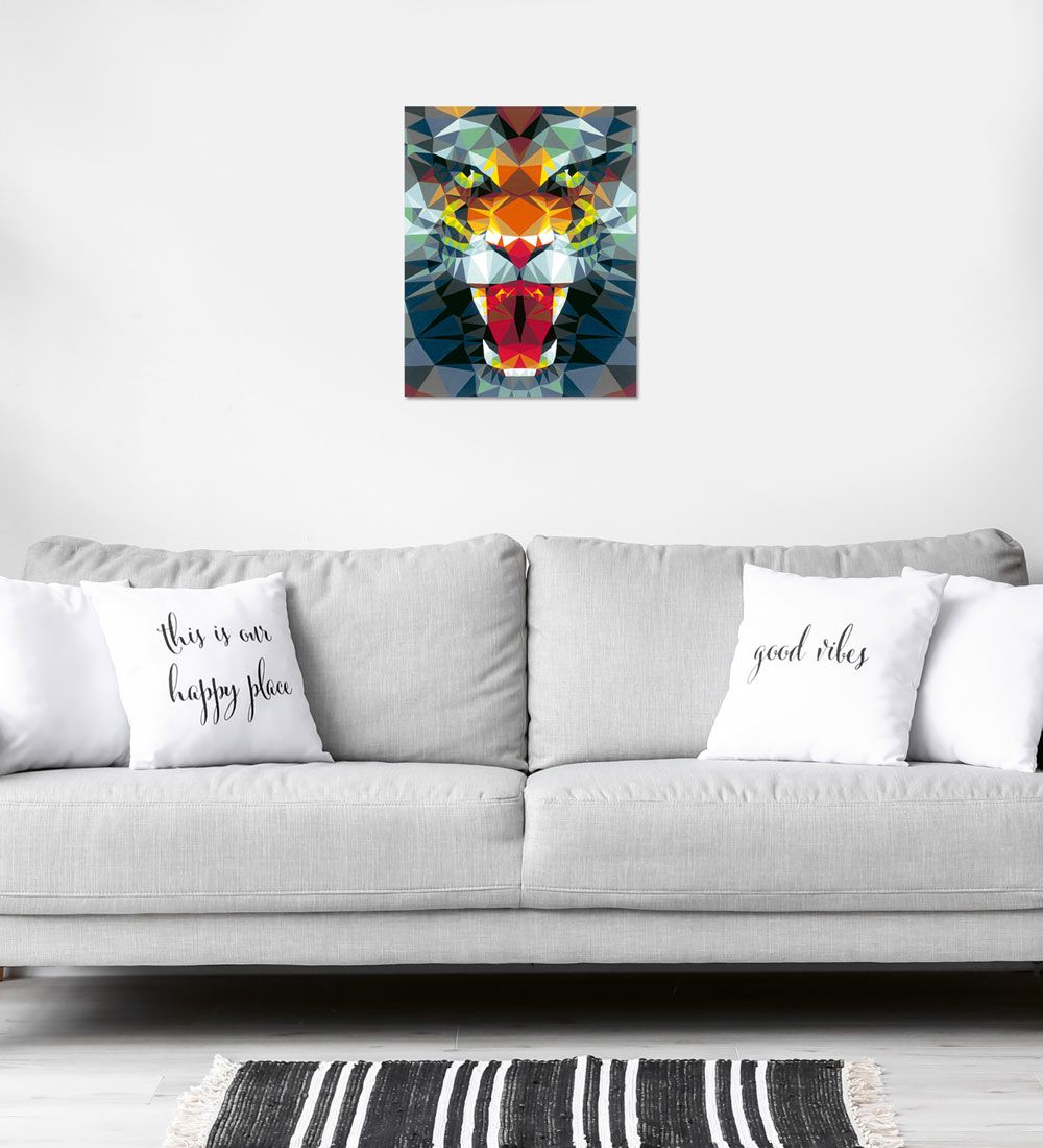 Ravensburger CreArt - Paint Set - Polygon Tiger