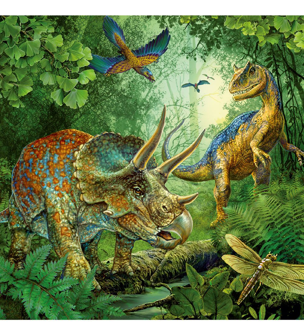 Ravensburger Puzzle Game - 3x49 Bricks - Dinosaur Facinaiton