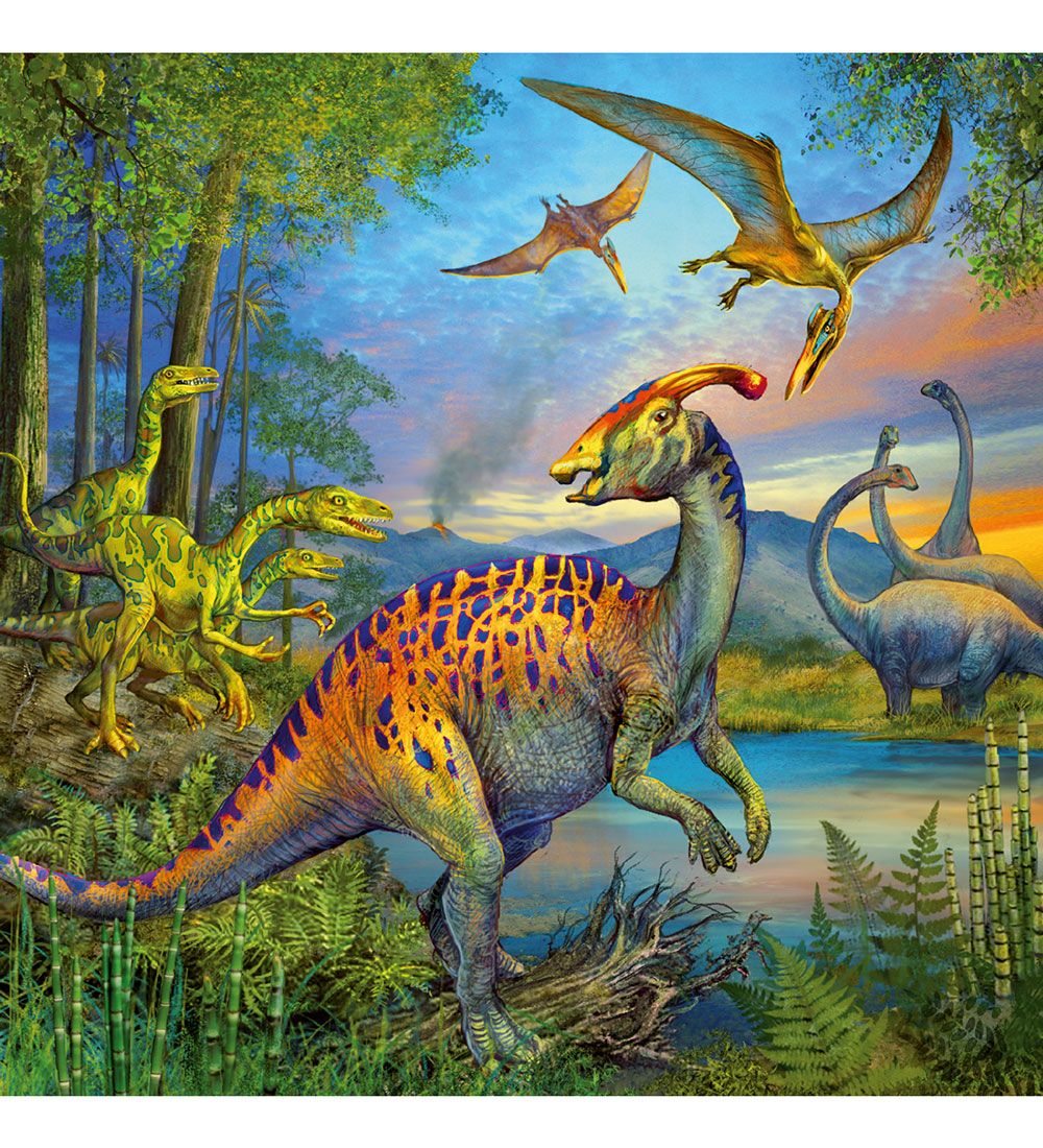Ravensburger Puzzle Game - 3x49 Bricks - Dinosaur Facinaiton