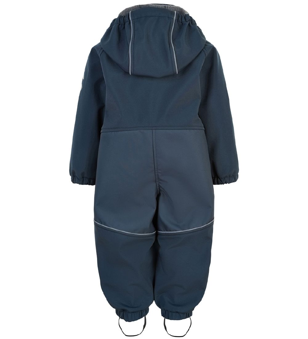 Mikk-Line Softshell Suit w. Fleece - Recycled - Blue Nights