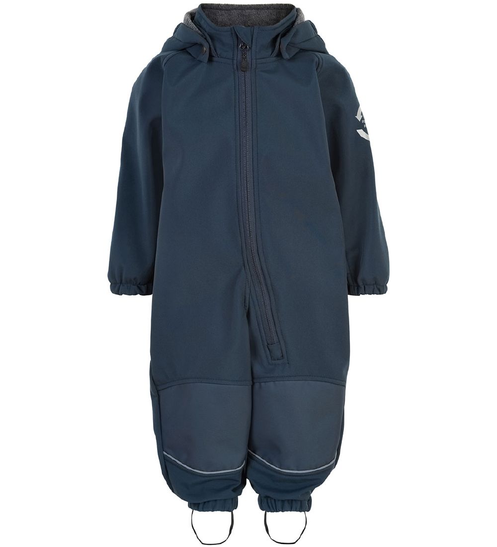 Mikk-Line Softshell Suit w. Fleece - Recycled - Blue Nights