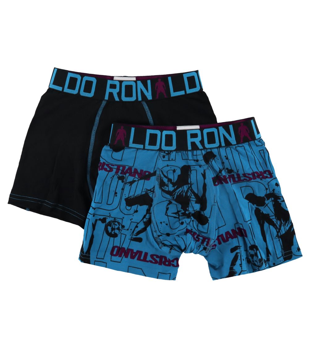 Ronaldo Boxers - 2-Pack - Black/Blue