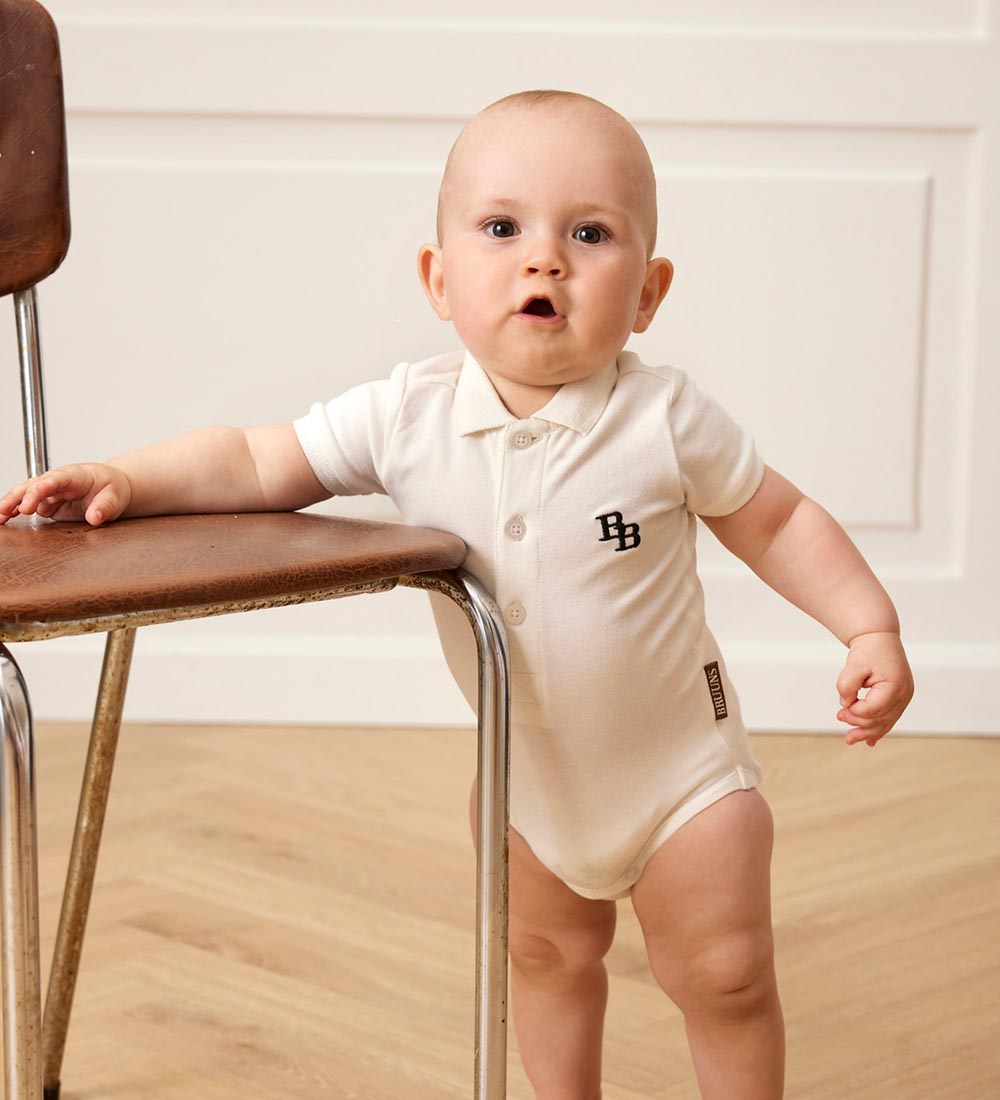 Bruuns Bazaar Bodysuit s/s - Piqué - Danilo - White