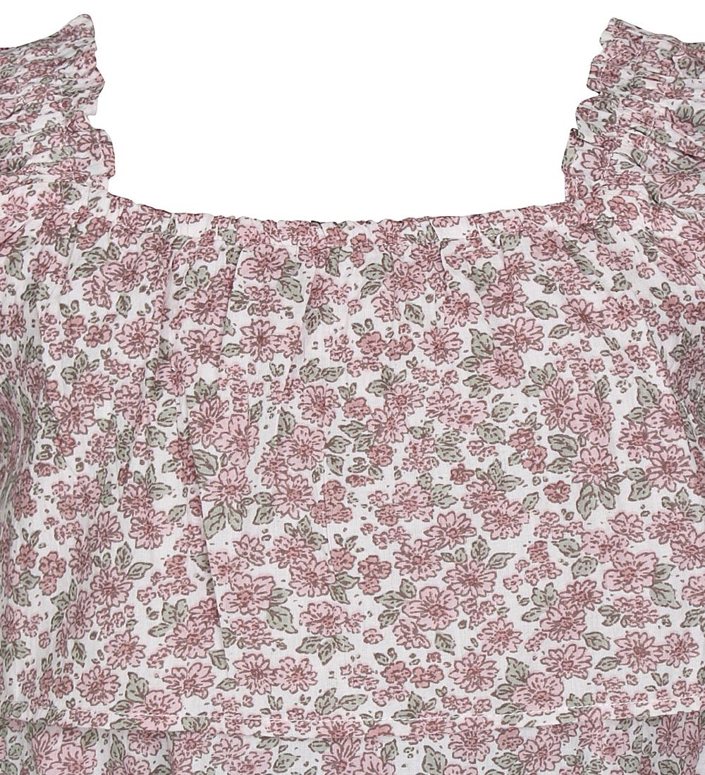 Bruuns Bazaar Kleid - Ibia - Beige m. Blumen
