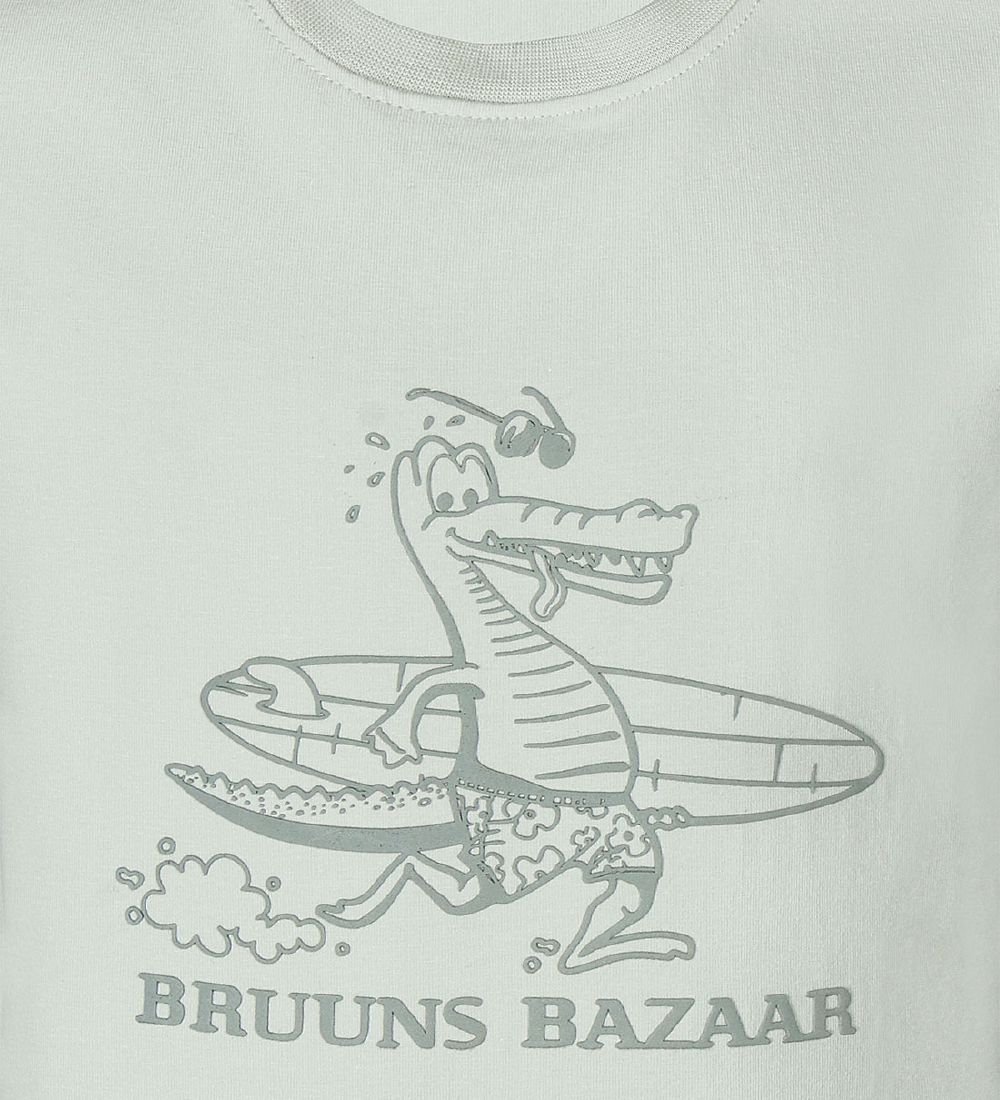 T-Shirt Bruuns Bazaar - Gilles - Vert