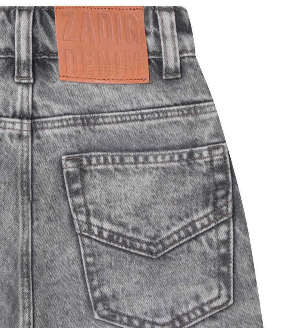 Zadig & Voltaire Farkkushortsit - Harmaa
