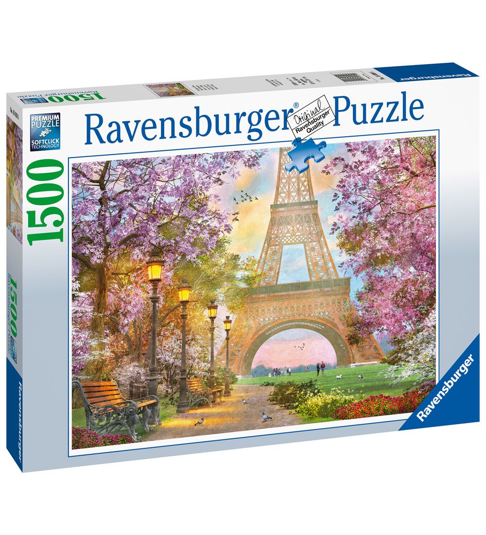 Ravensburger Puzzle Game - 1500 Bricks - Paris Romance