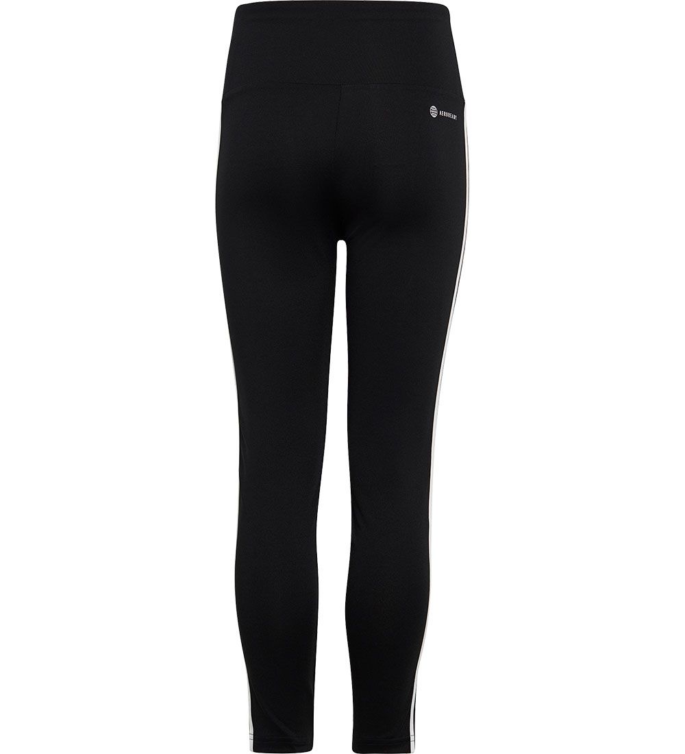 adidas Performance Leggings - G TR-ES 3S TIG - Schwarz/Weiß