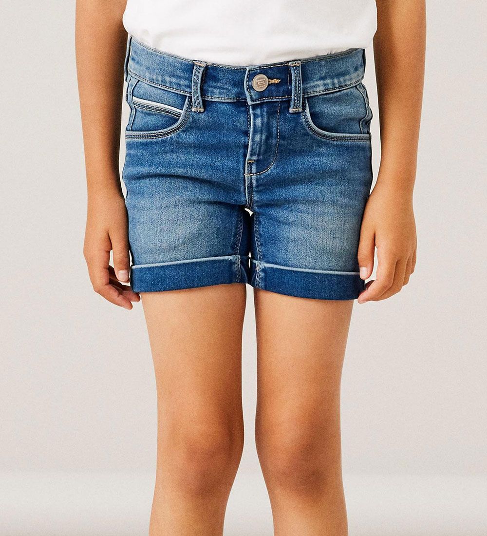 Name It Shorts - Noos - NkfSalli - Medium+ Blue Denim