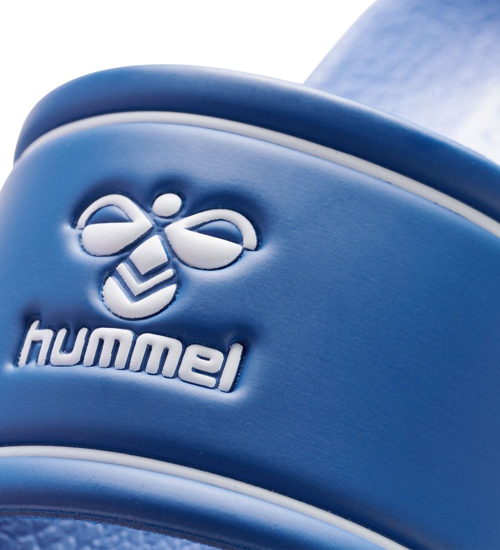 Hummel Flip Flops - Pool Slide Jr - Dazzling Blue