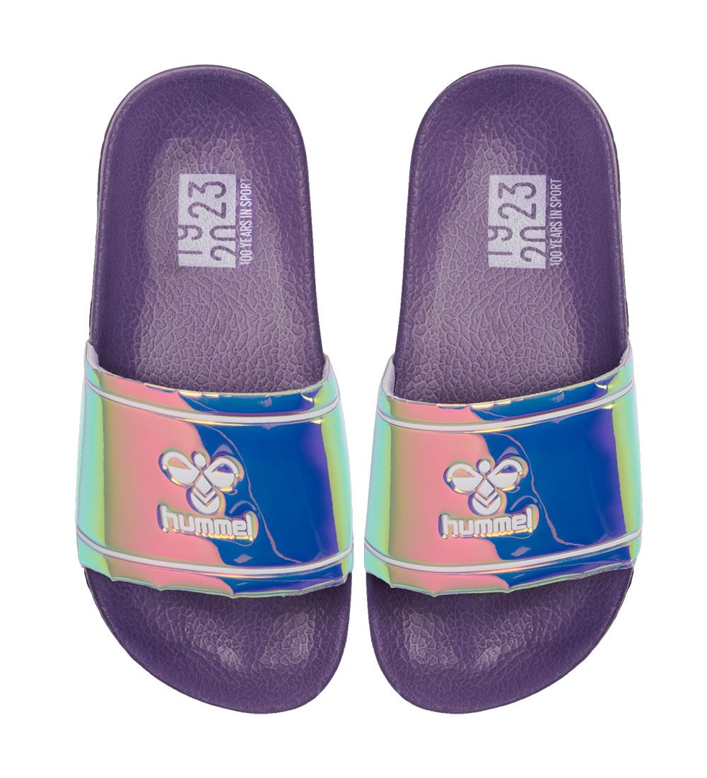 Hummel Flip Flops - Pool Slide Jr - Montana Grape