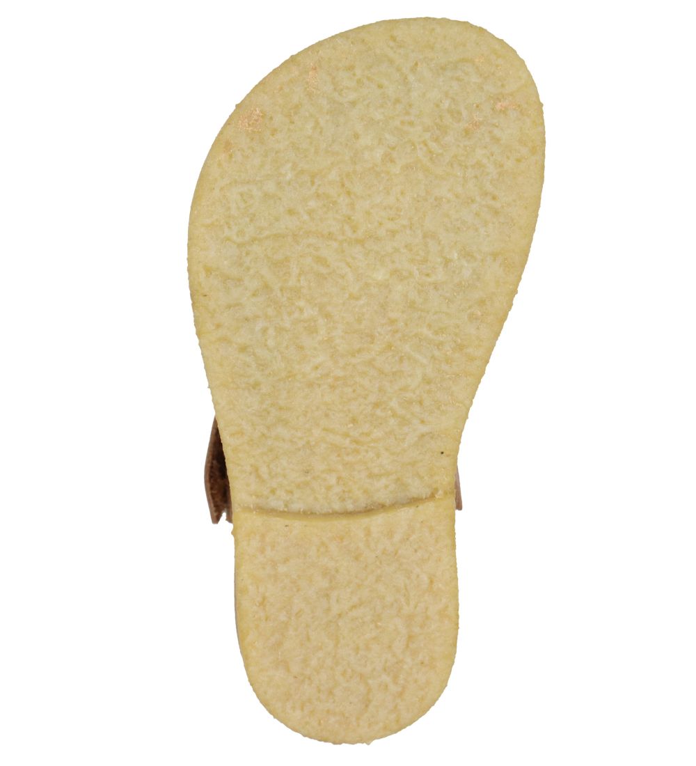 Pom Pom Sandals - Rub Sole Two - Camel