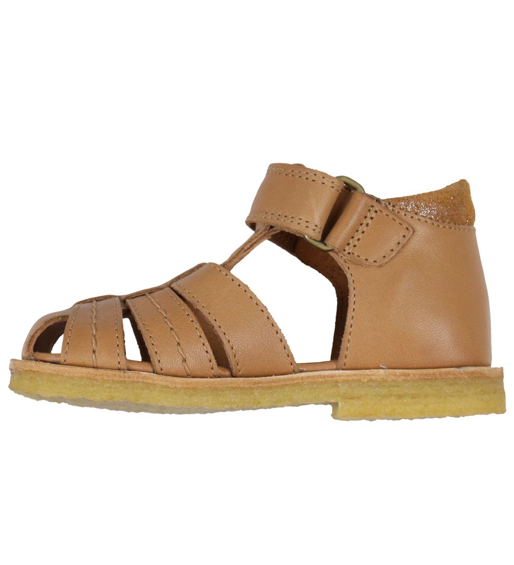 Pom Pom Sandals - Rub Sole - Camel