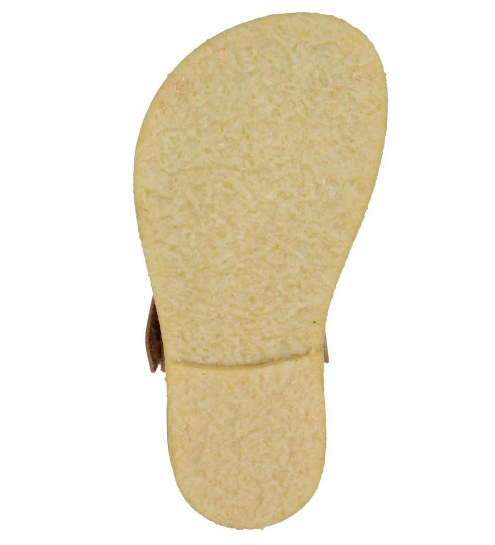 Pom Pom Sandals - Rub Sole - Camel