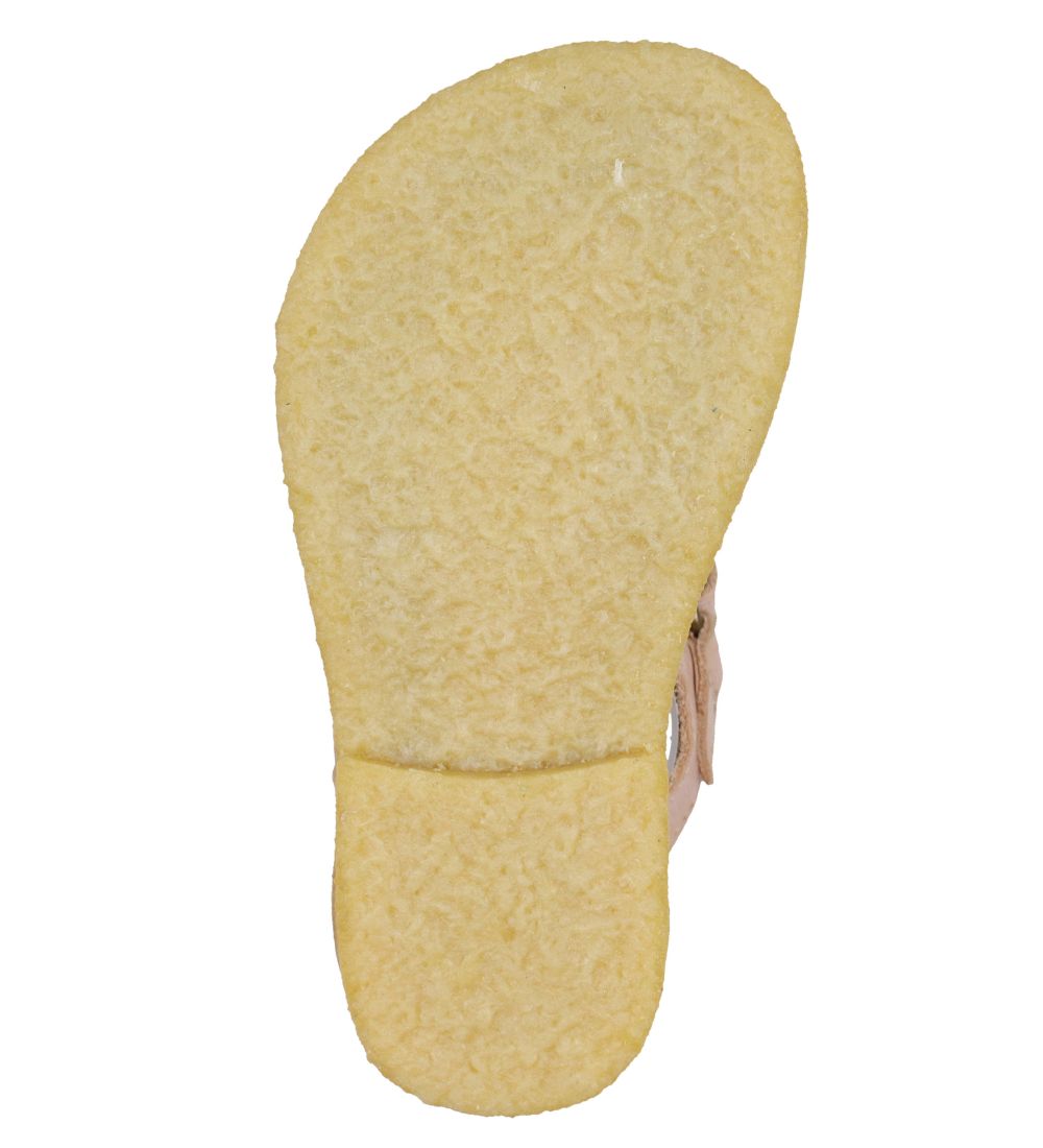 Sandales Pom Pom - Semelle frottée - Rose