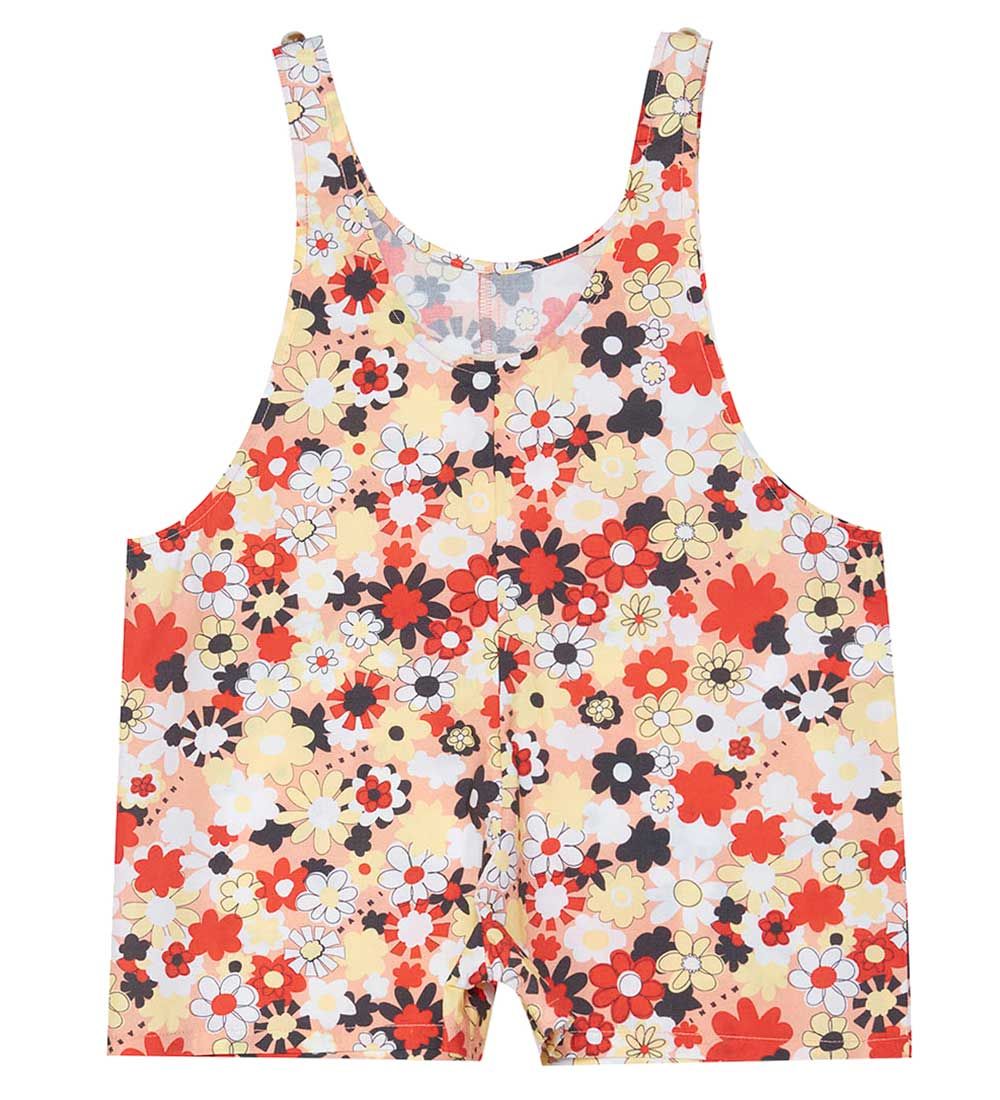 Marni Summer Romper - Pink/Red w. Flowers