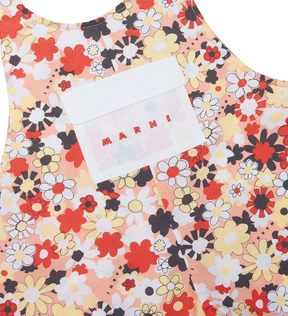 Marni Summer Romper - Pink/Red w. Flowers