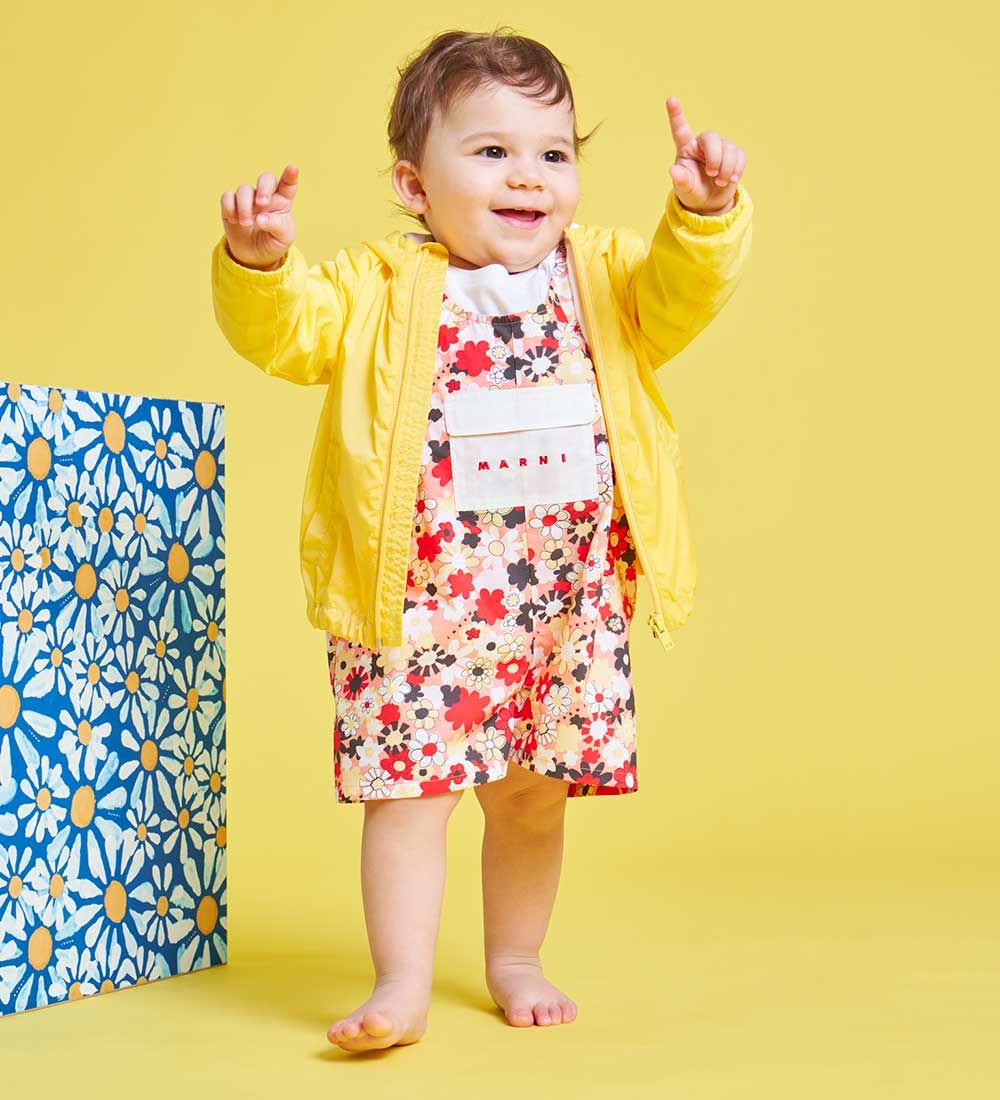 Marni Summer Romper - Pink/Red w. Flowers