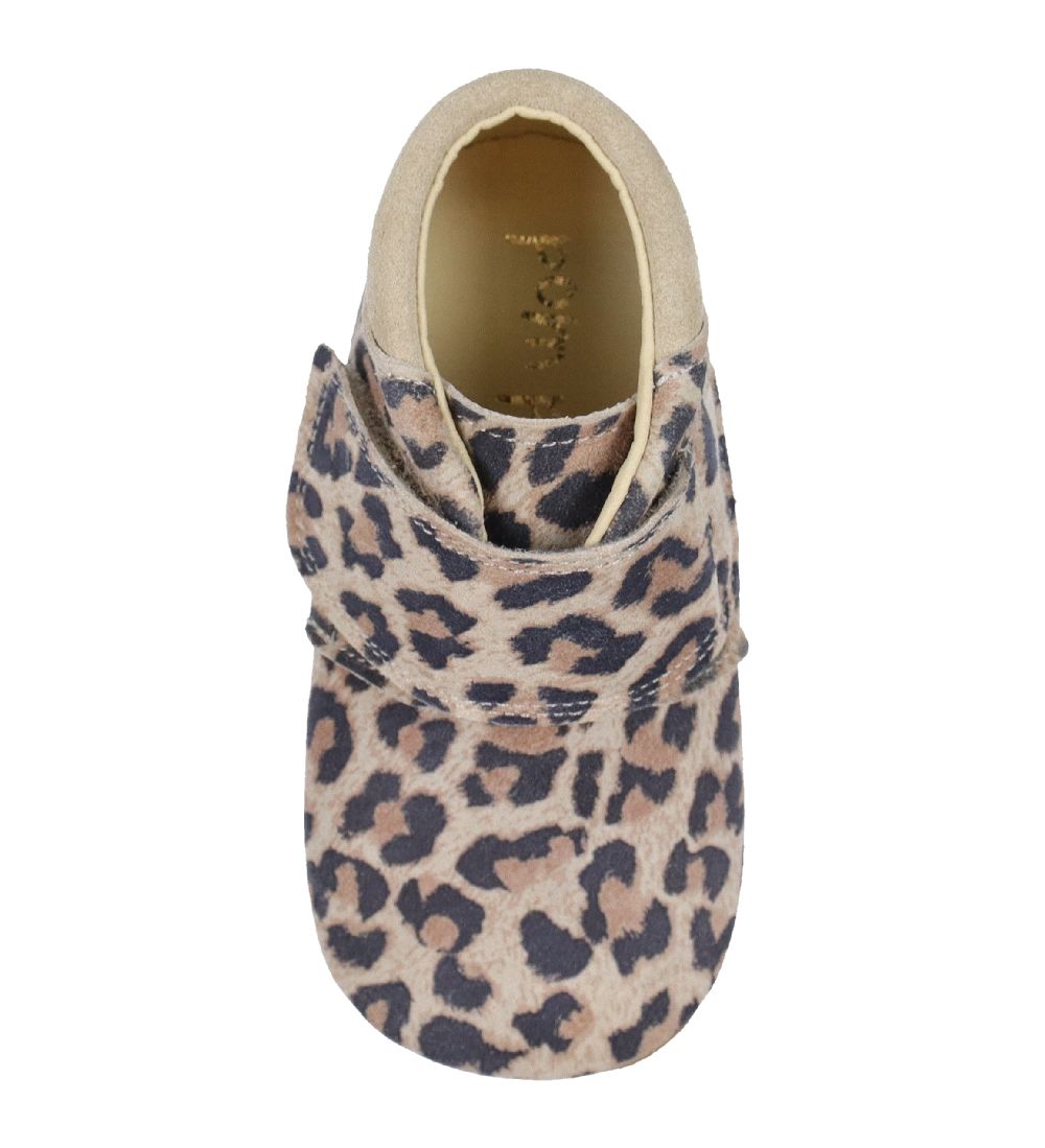 Pom Pom Slippers - Velcro - Leo