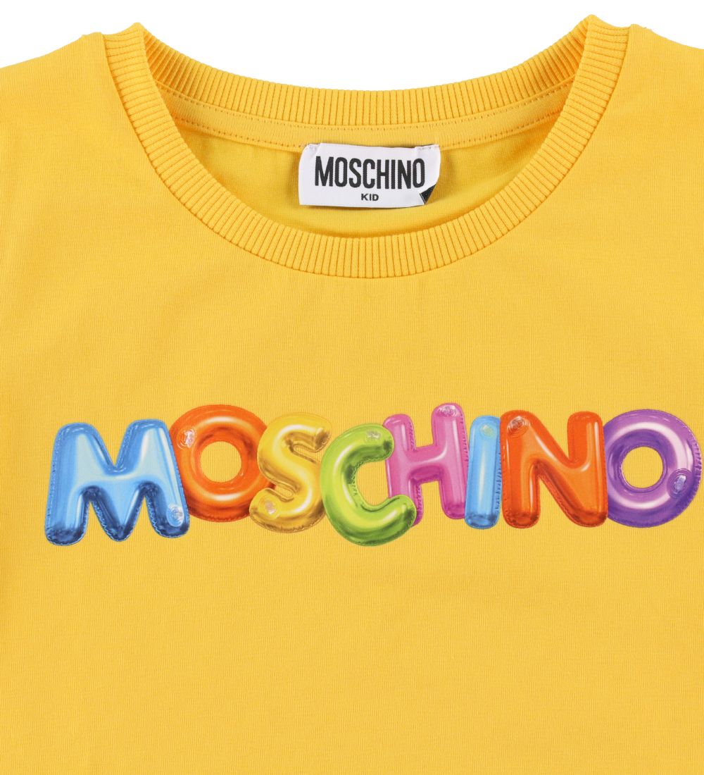 Moschino T-shirt - Yellow w. Print
