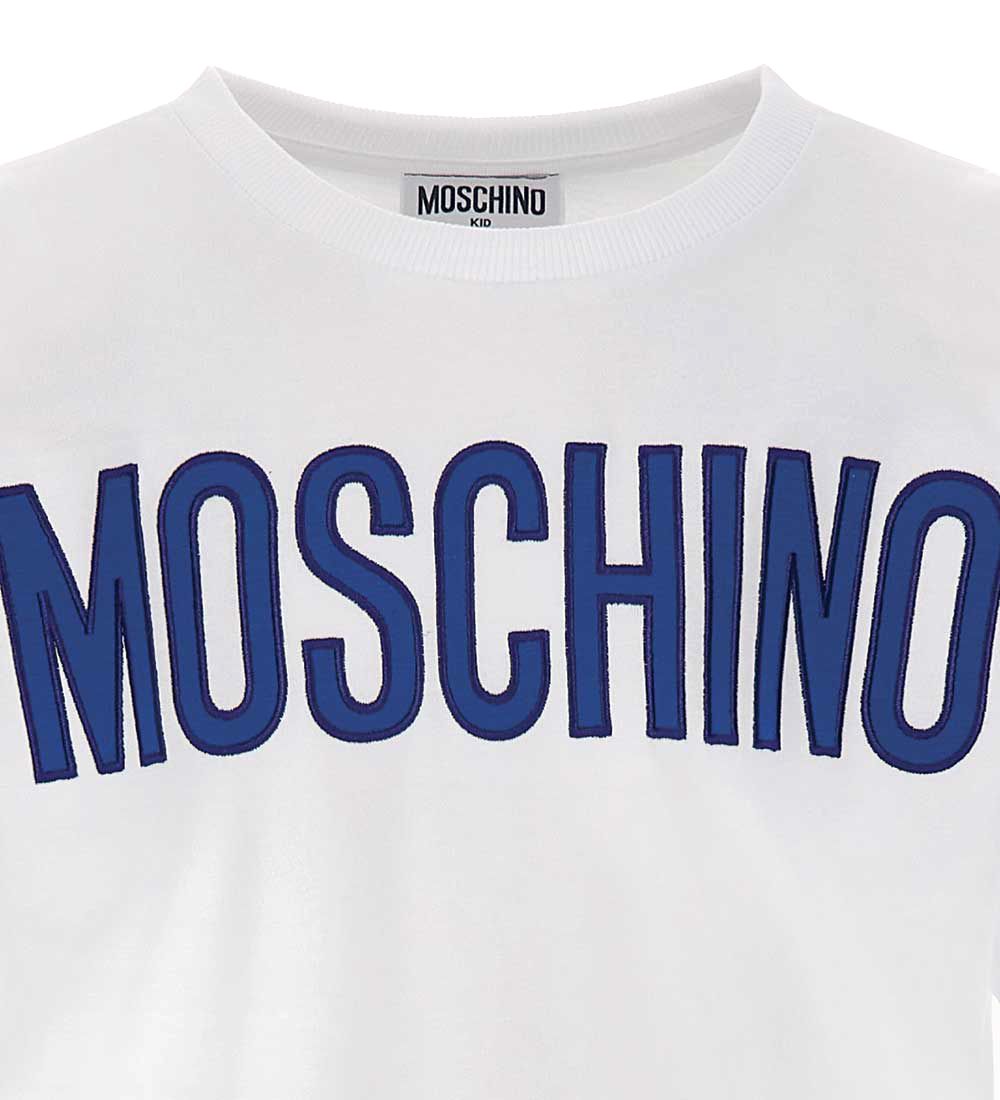 Moschino T-shirt - Maxi - White/Blue