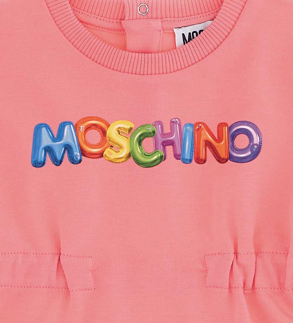 Moschino Sweat Dress - Pink w. Print