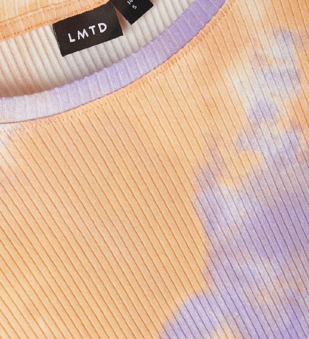 LMTD T-Shirt - Rib - Cropped - NlfFie - Sand Verbena/Tie Dye