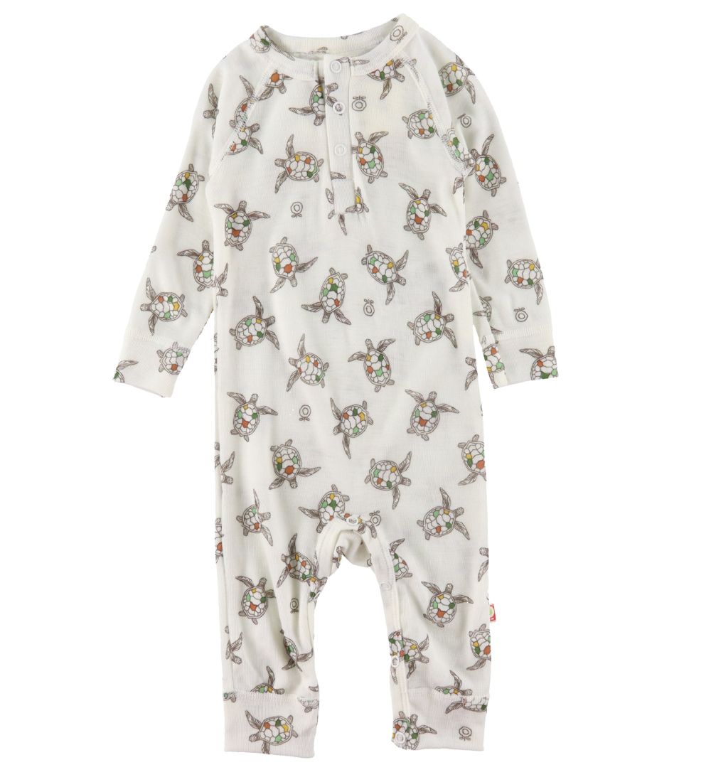 Katvig Jumpsuit - Wool - White w. Turtles