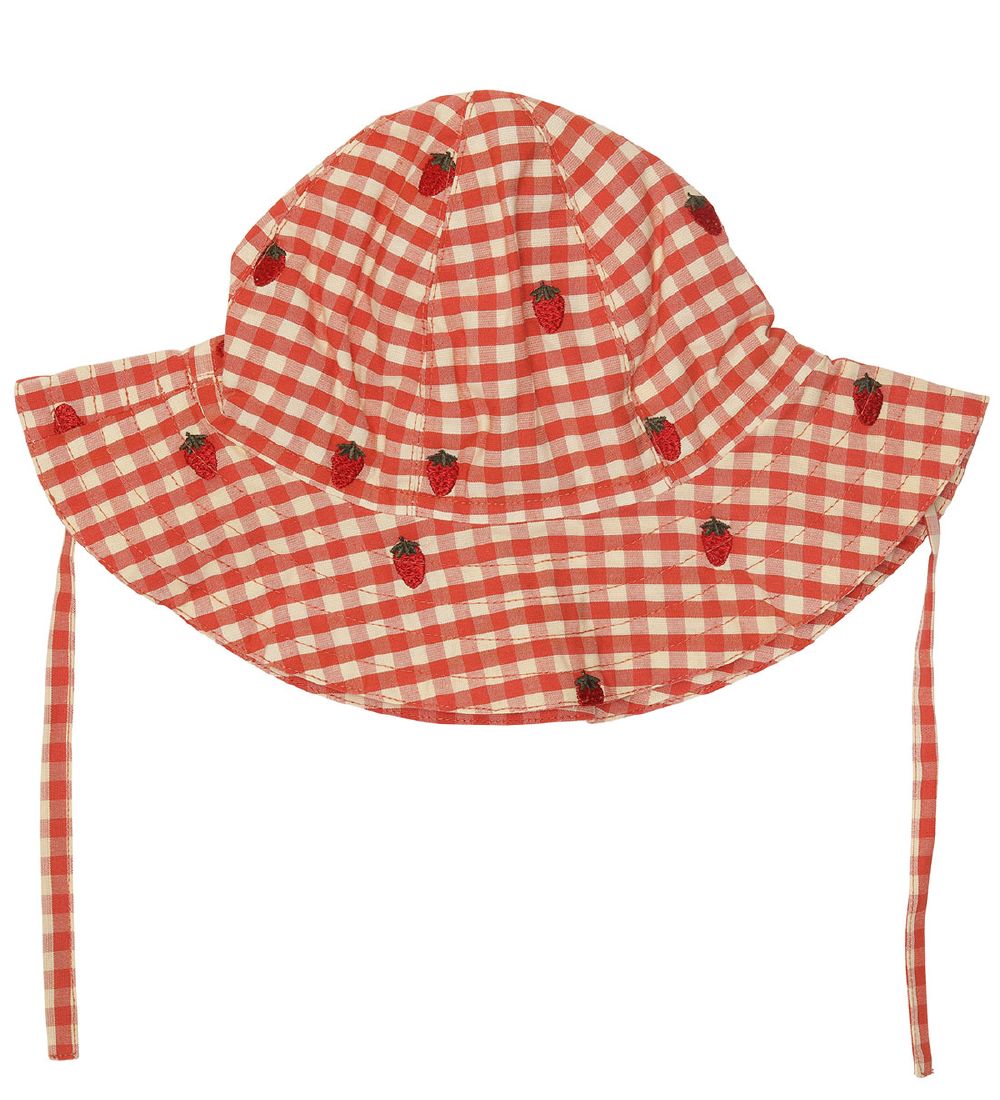 Flöss Sun Hat - Molly - Berry Gingham