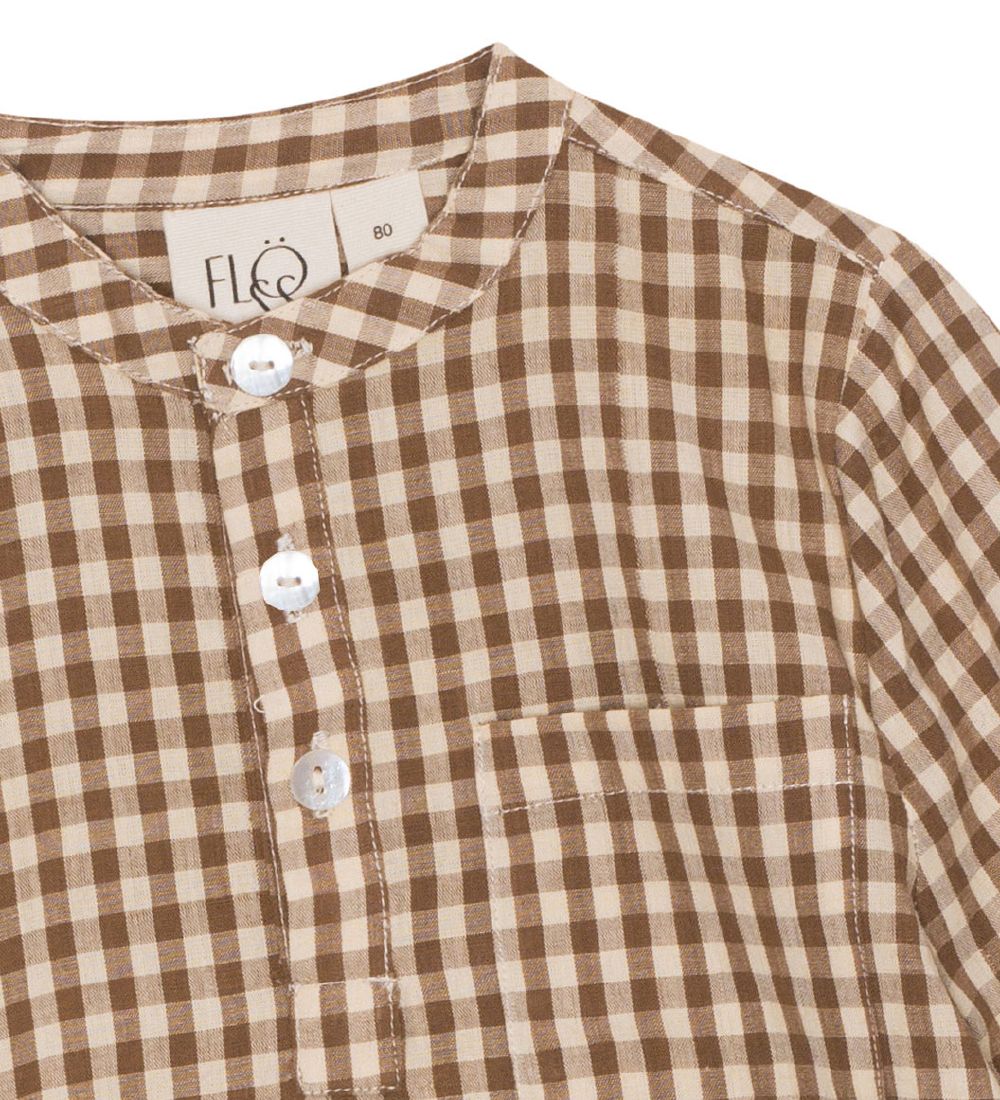 Flss Shirt - Beetle - Latte