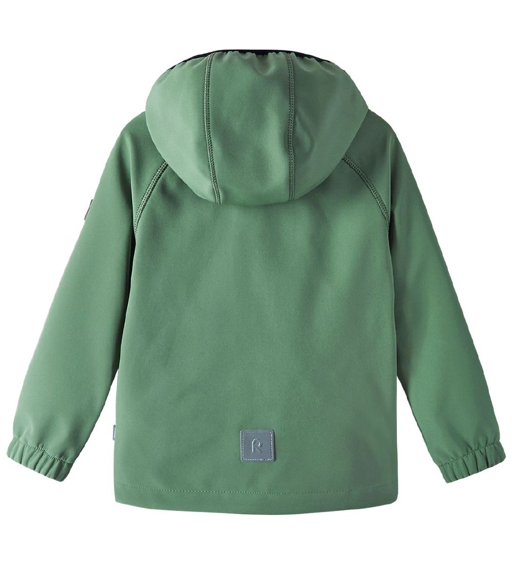 Reima Softshell Jacket w. Fleece Lining - Vantti - Green Clay