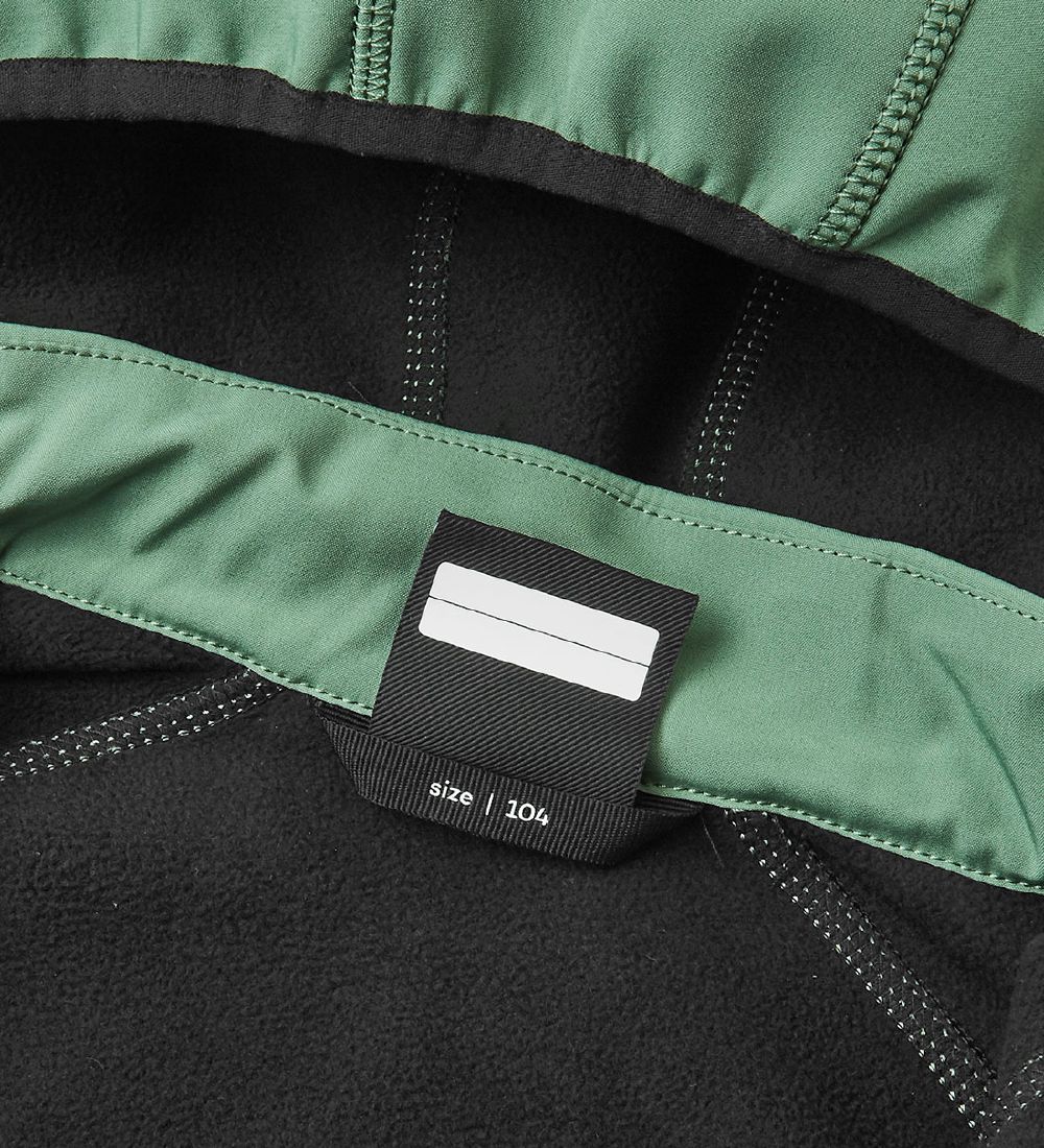 Reima Softshell Jacket w. Fleece Lining - Vantti - Green Clay