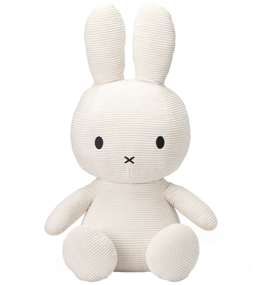 Bon Ton Toys Soft Toy - 50 cm - Miffy Sitting - Corduroy Offwhit