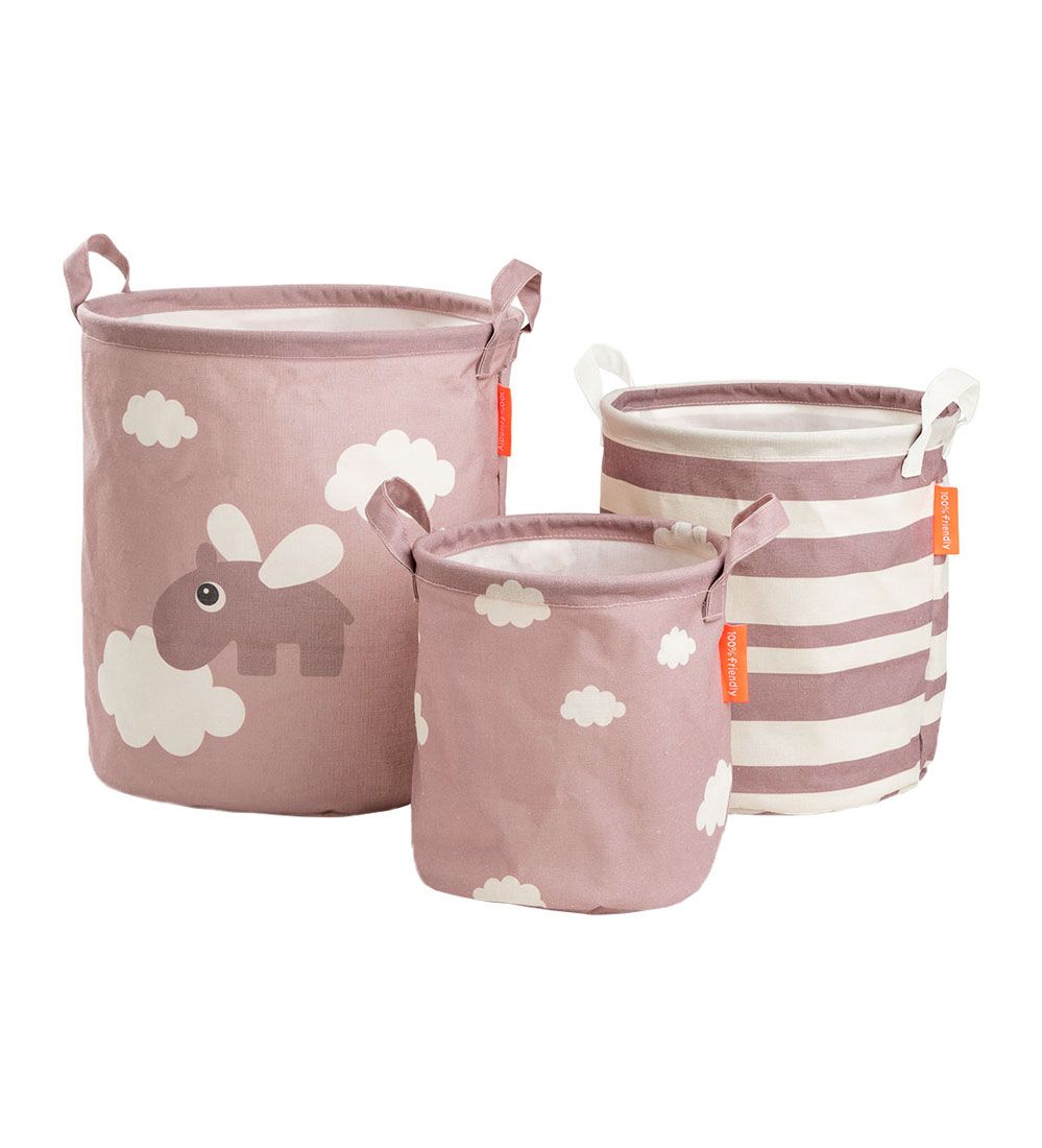 Done by Deer Aufbewahrungskörbe - 3er-Pack - 21/27/33 cm - Powde