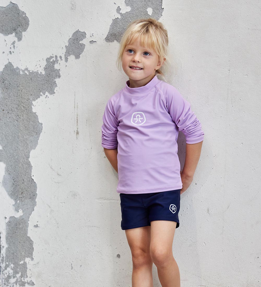 Color Kids Badtröja - UV40+ - Lavender Mist