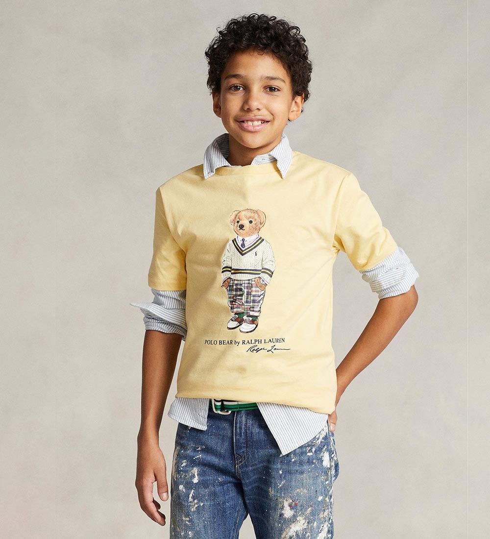 Polo Ralph Lauren T-shirt - Yellow w. Soft Toy